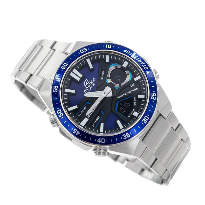 Casio Edifice Men's Watch Blue Dial Analog-Digital | EFV-C110D-2AV